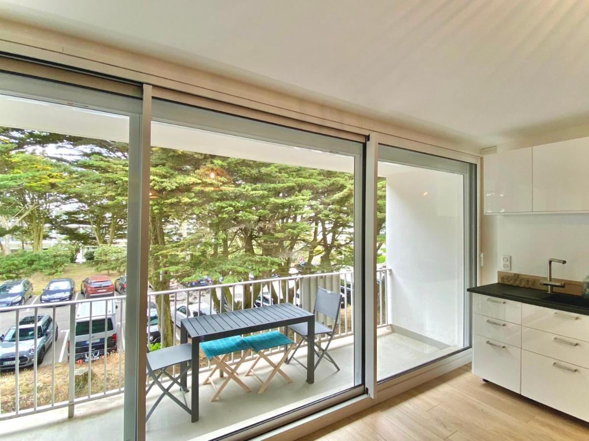 Appartement Residence Le Goulvars-Plage Du Goviro Quiberon Exterior foto